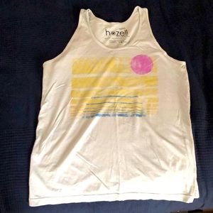 Mens M Hozell Light Blue Soft Tank Top
